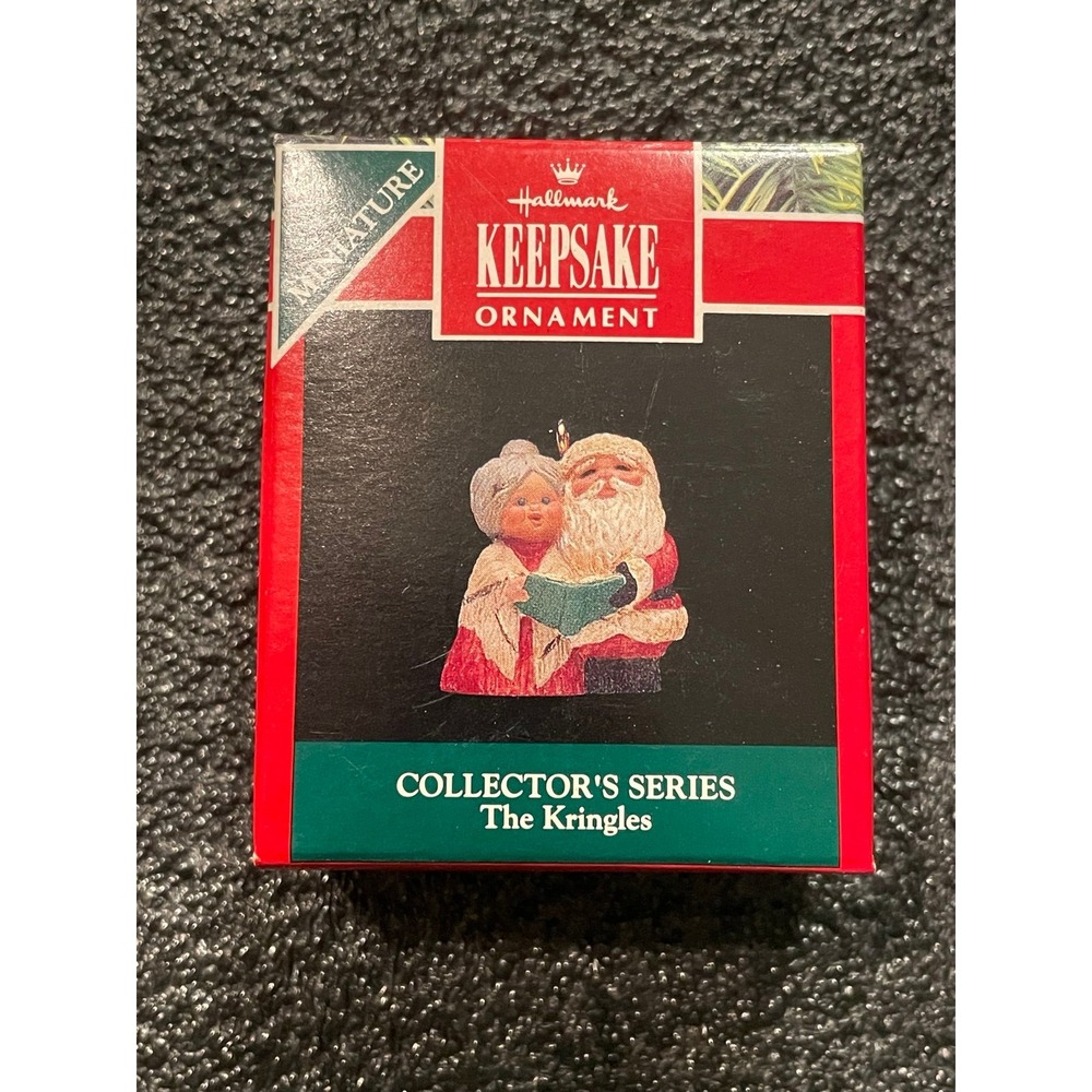 Hallmark Keepsake Miniature Ornament "The Kringles"- Handcrafted